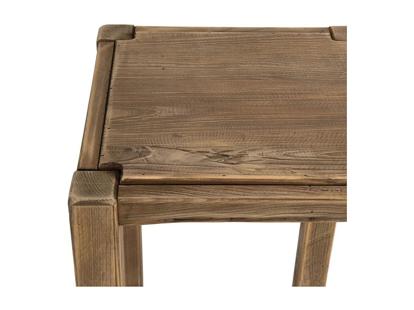 SANDY - Sellette marron bois Pin recyclé