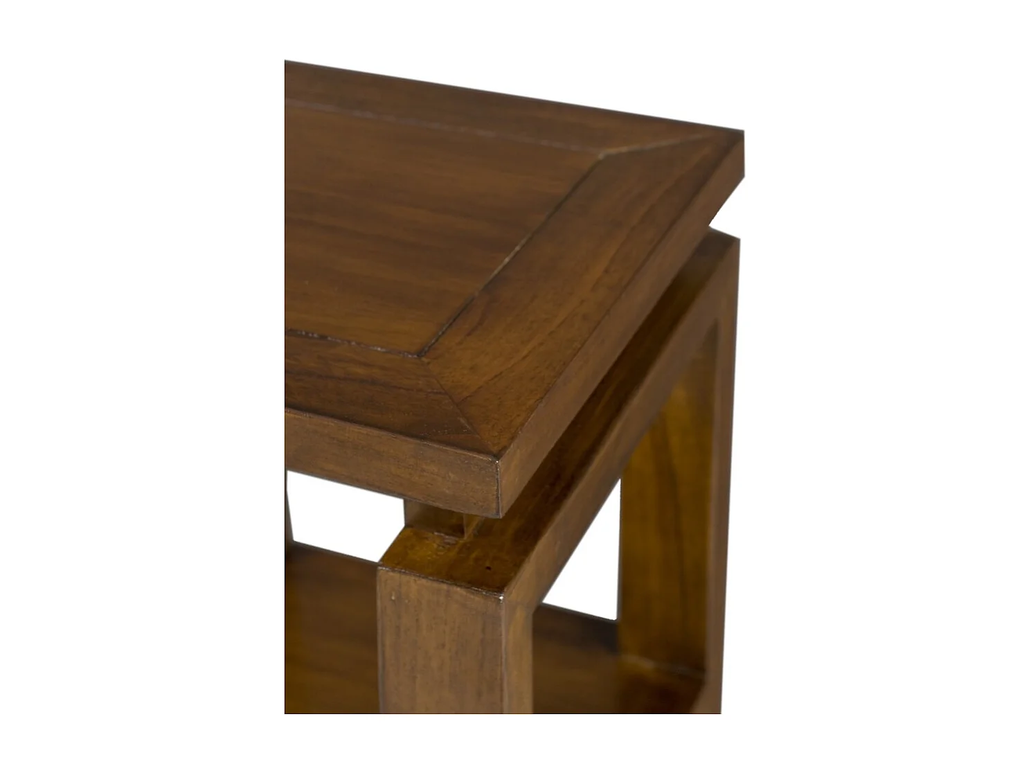 LAUREN - Sellette marron 3 niveaux bois Mindi