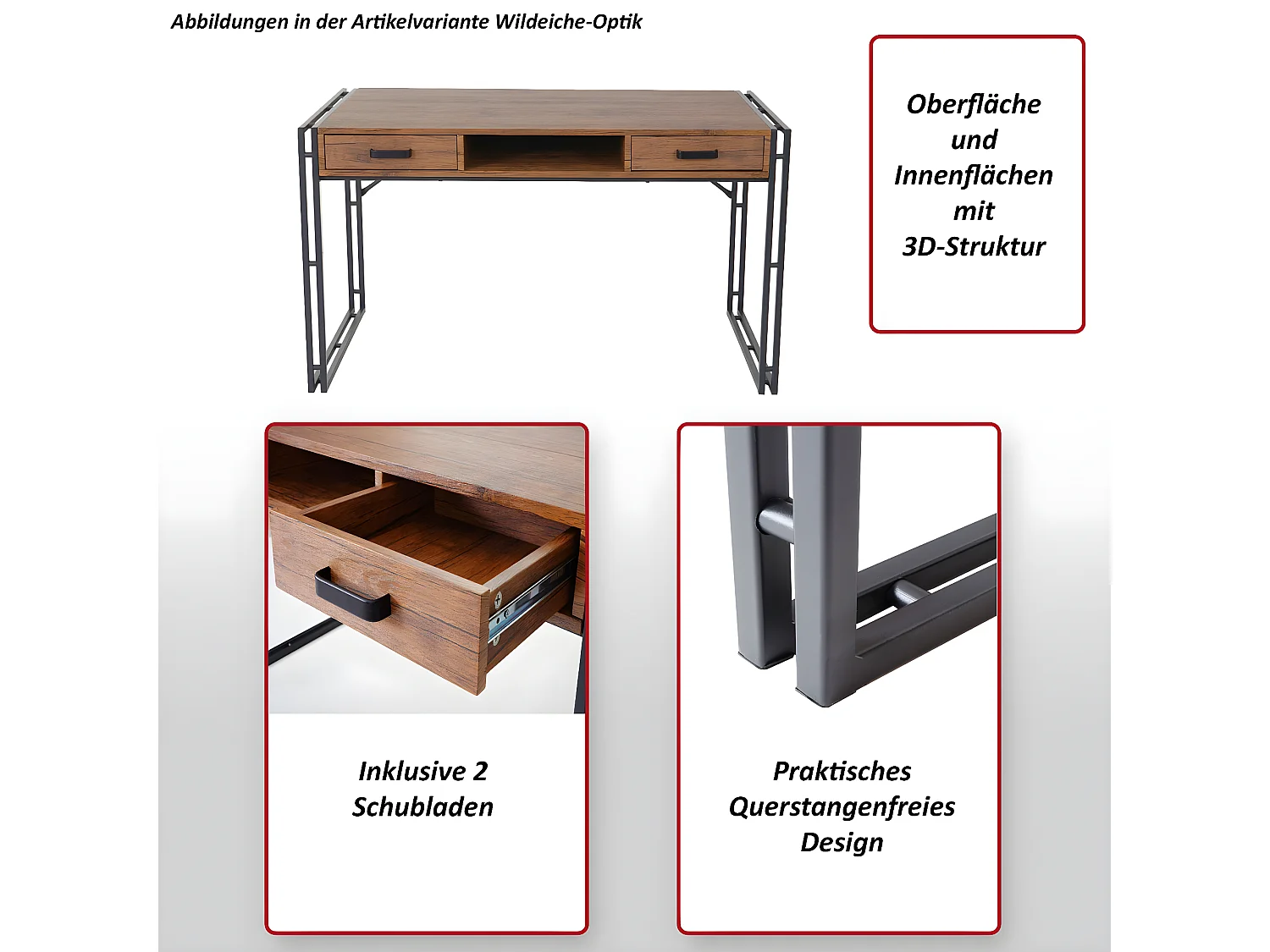 Bureau MCW-A27,  grijs