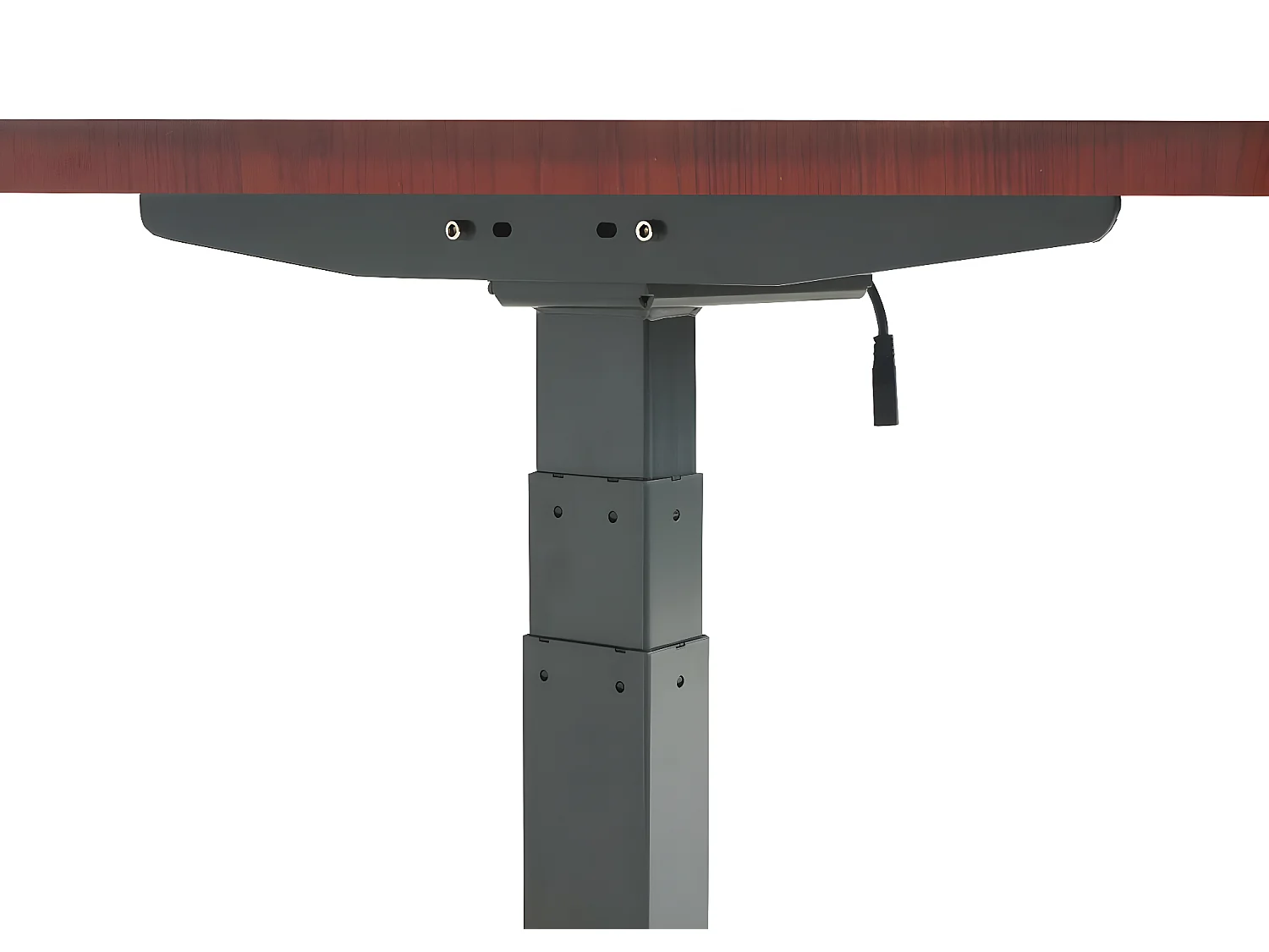 Schreibtisch MCW-D40, Kirsch-Dekor, anthrazit-grau