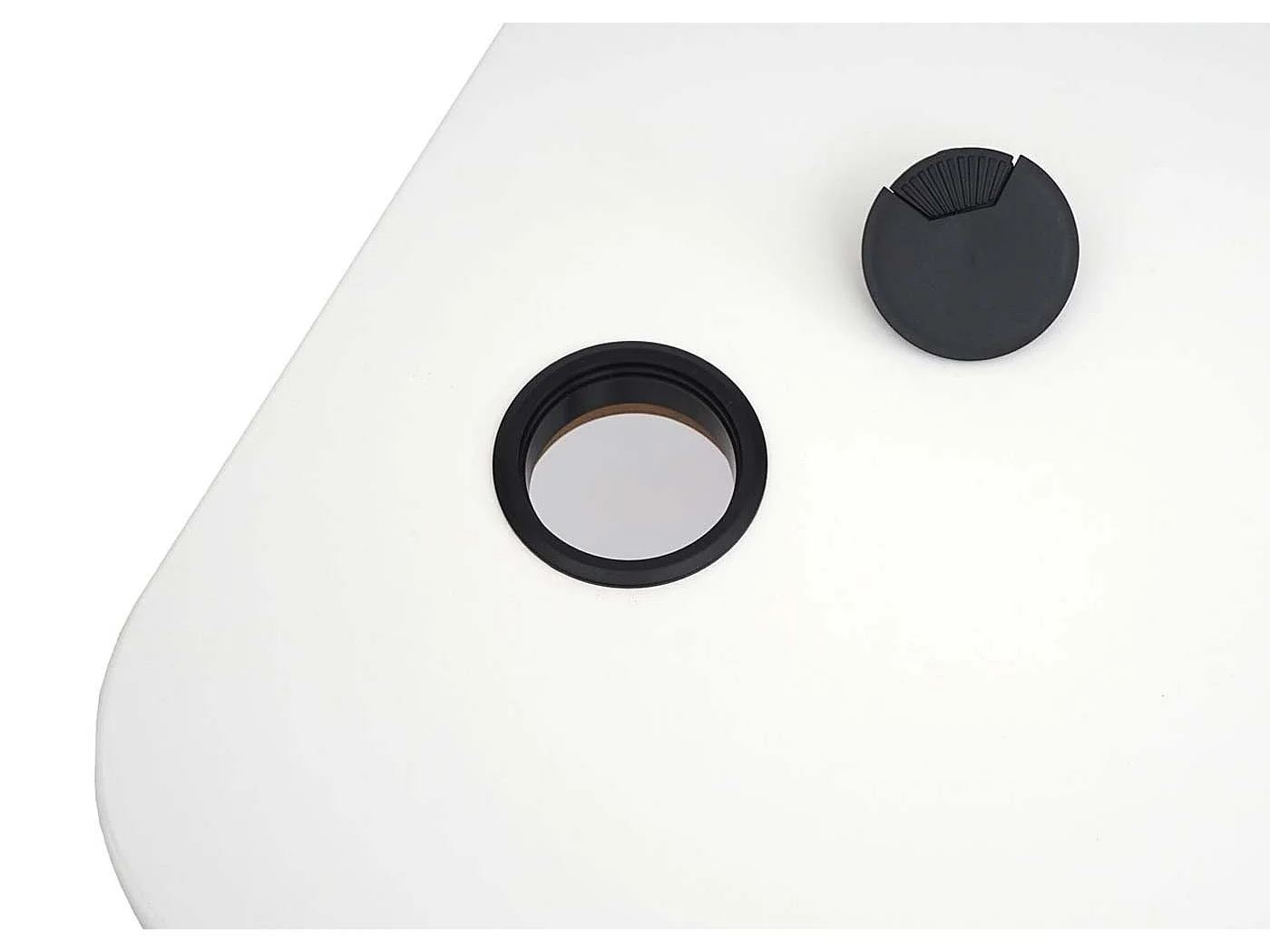 Eck-Schreibtisch MCW-D40, Weiß, weiß