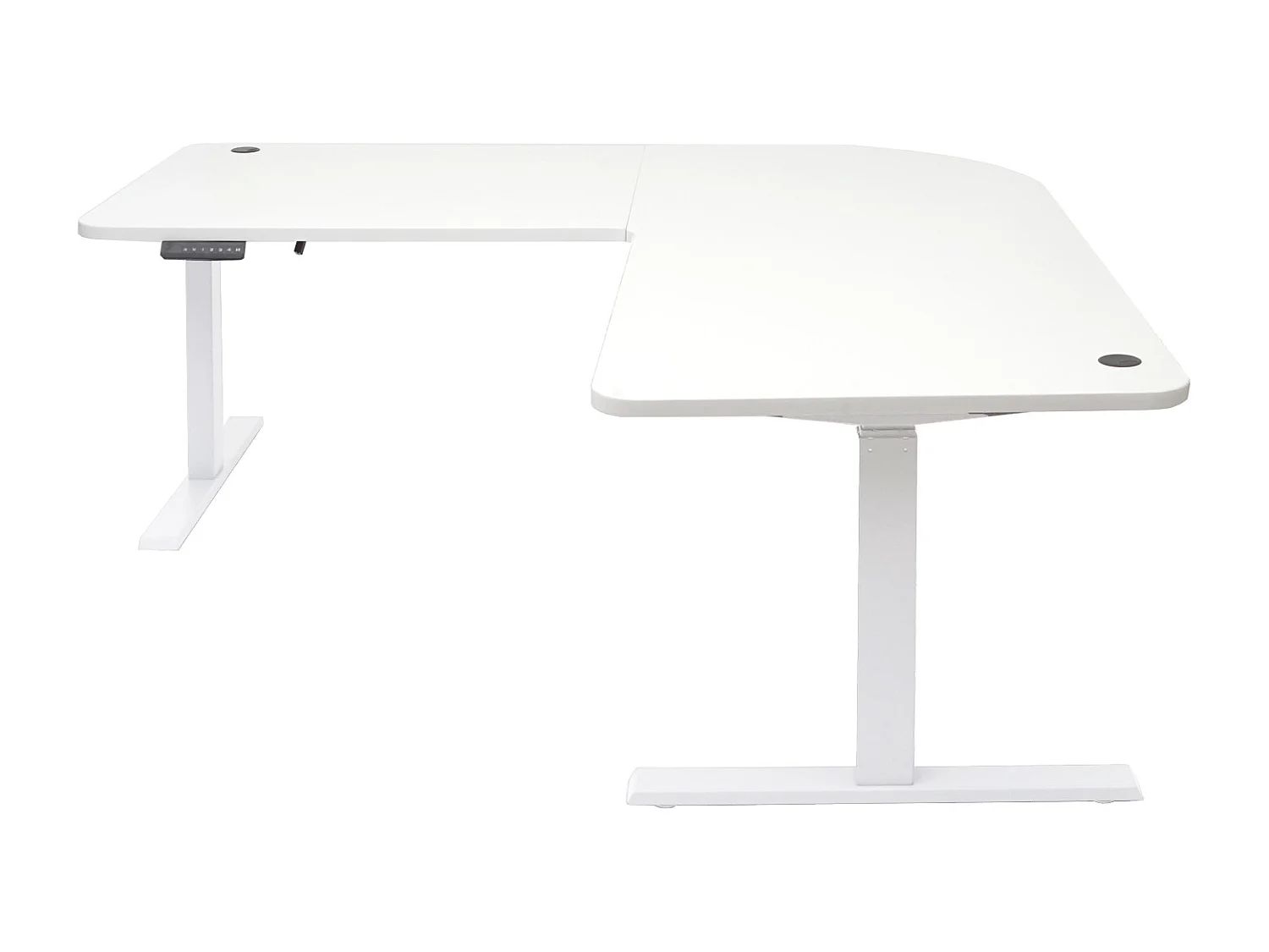 Eck-Schreibtisch MCW-D40, Weiß, weiß