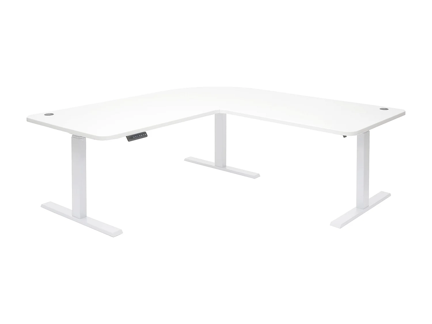 Eck-Schreibtisch MCW-D40, Weiß, weiß