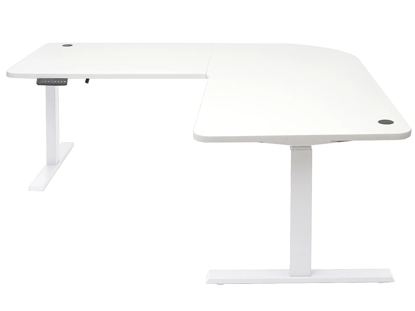 Eck-Schreibtisch MCW-D40, Weiß, weiß
