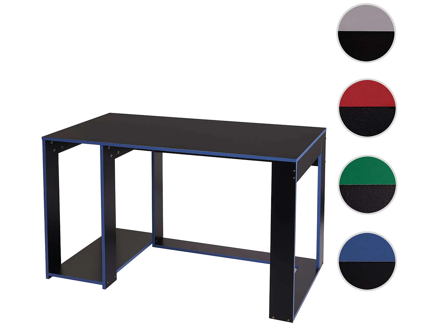 Bureau MCW-J26,  zwart-blauw