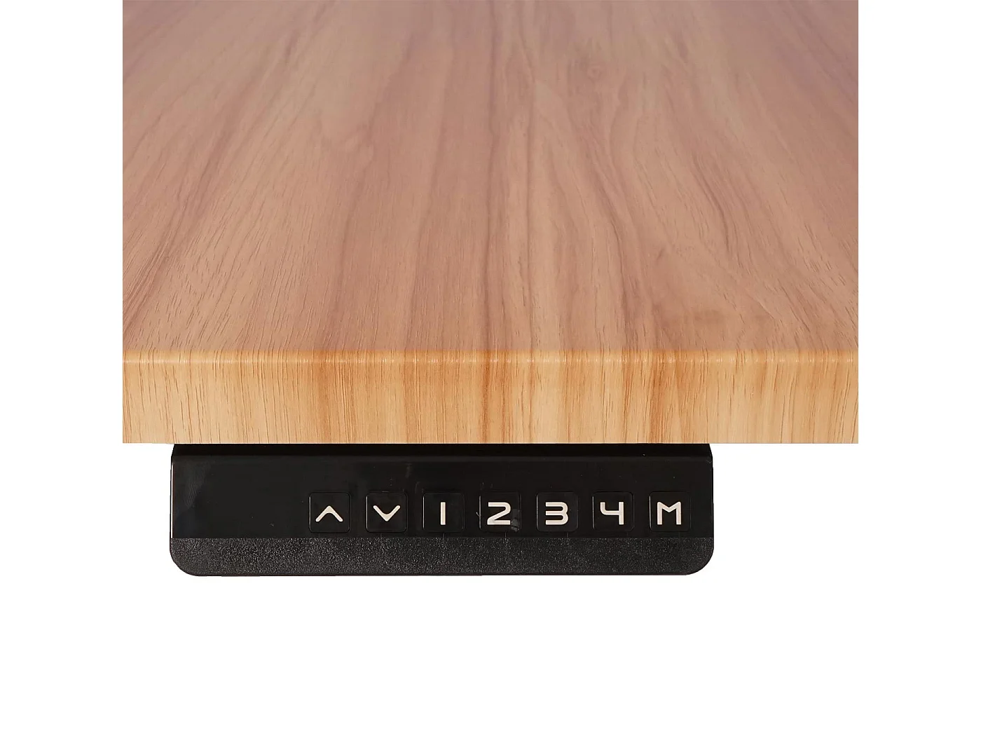 Eck-Schreibtisch MCW-D40, Eiche-Dekor, schwarz