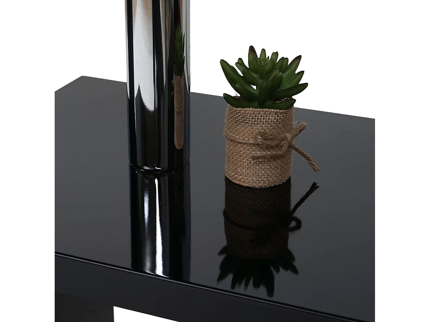 Design hoekbureau MCW-A68 draaibaar,  zwart