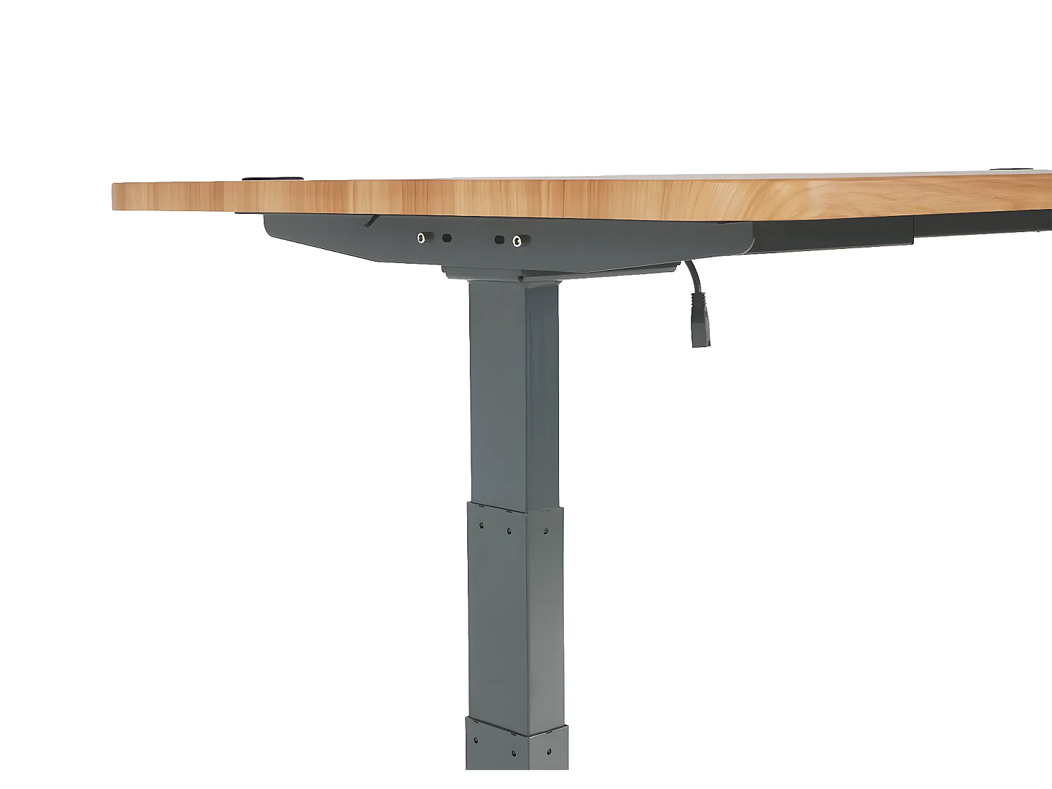 Schreibtisch MCW-D40, Eiche-Dekor, anthrazit-grau