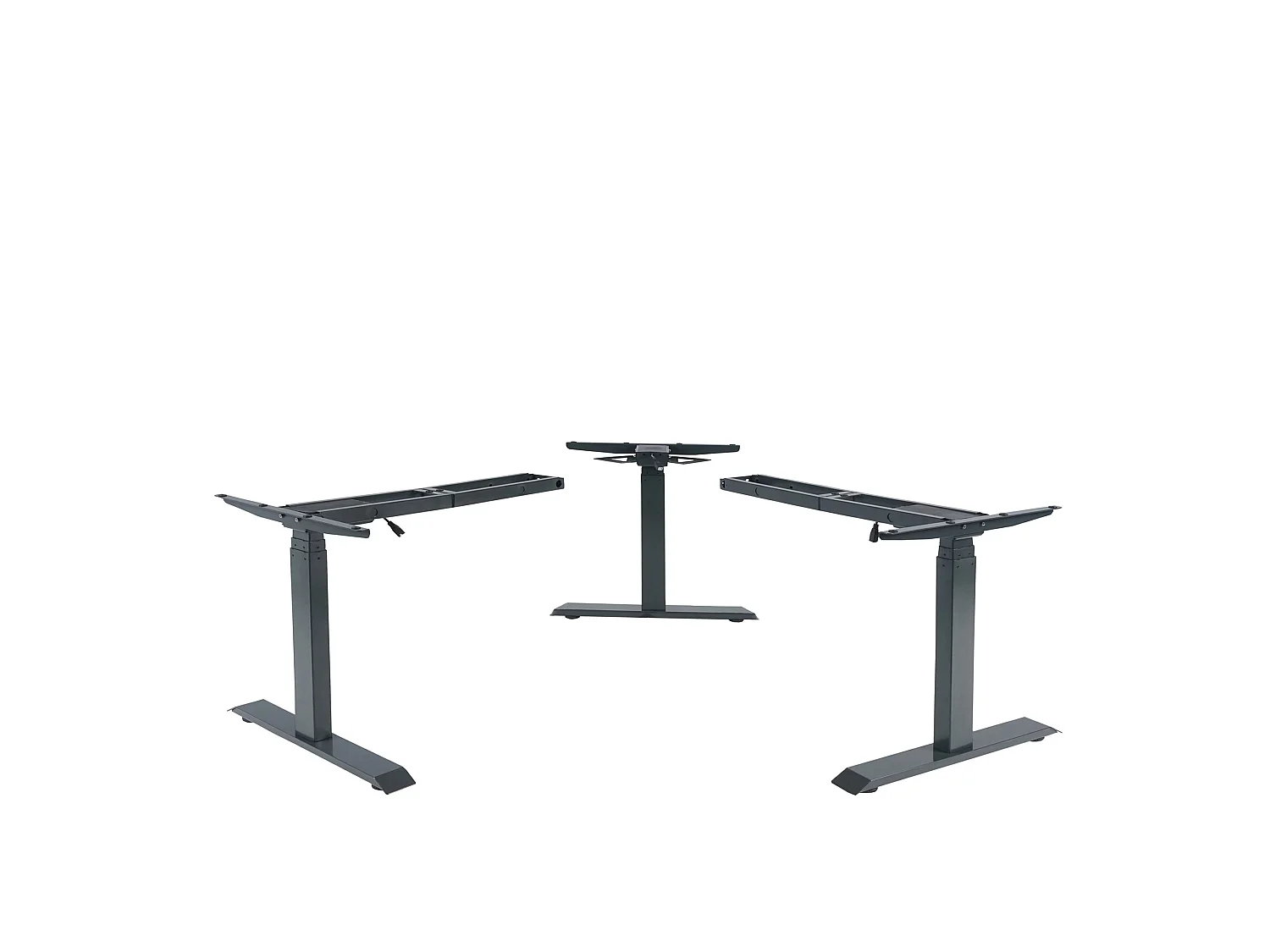 3in1 Gestell MCW-D40 Variabel Elektrisch, Anthrazit-grau