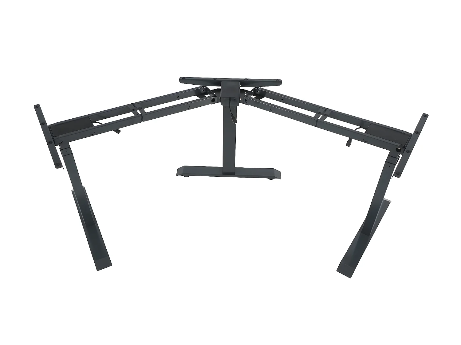 3in1 Gestell MCW-D40 Variabel Elektrisch, Anthrazit-grau