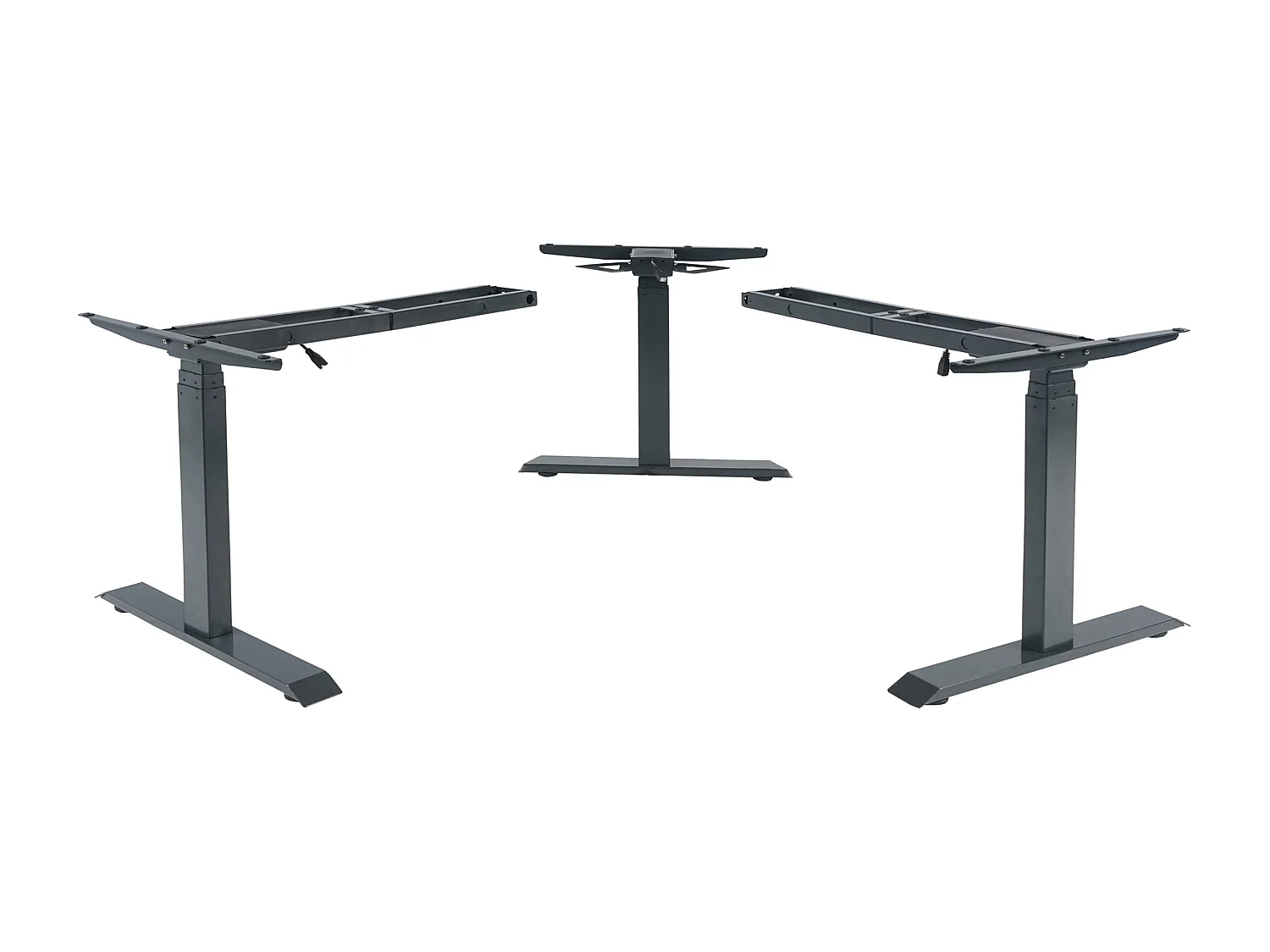 3in1 Gestell MCW-D40 Variabel Elektrisch, Anthrazit-grau
