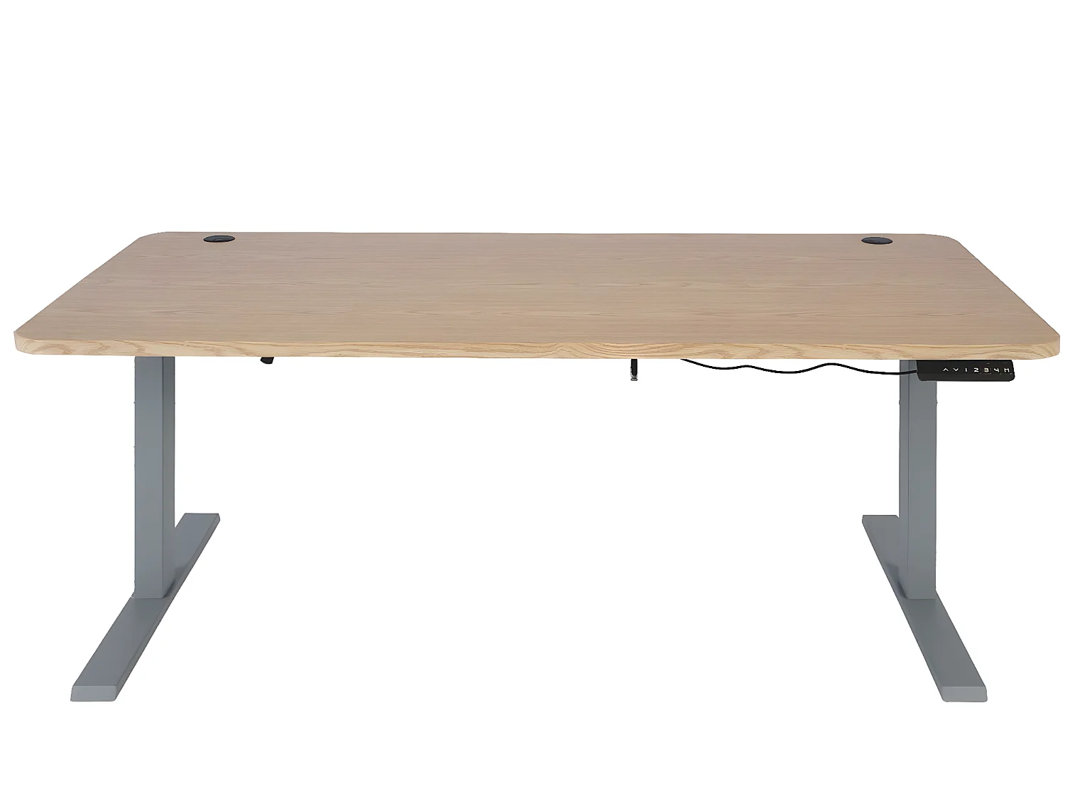 Schreibtisch MCW-D40, Hellbraun, grau