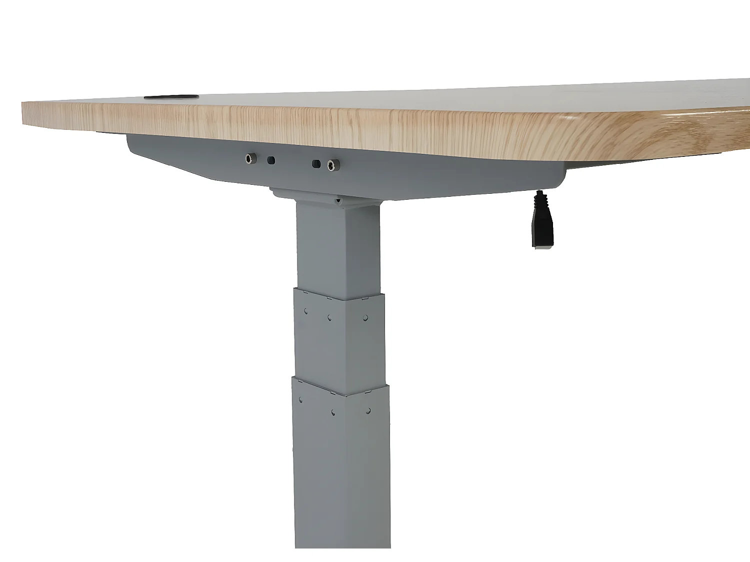 Schreibtisch MCW-D40, Hellbraun, grau