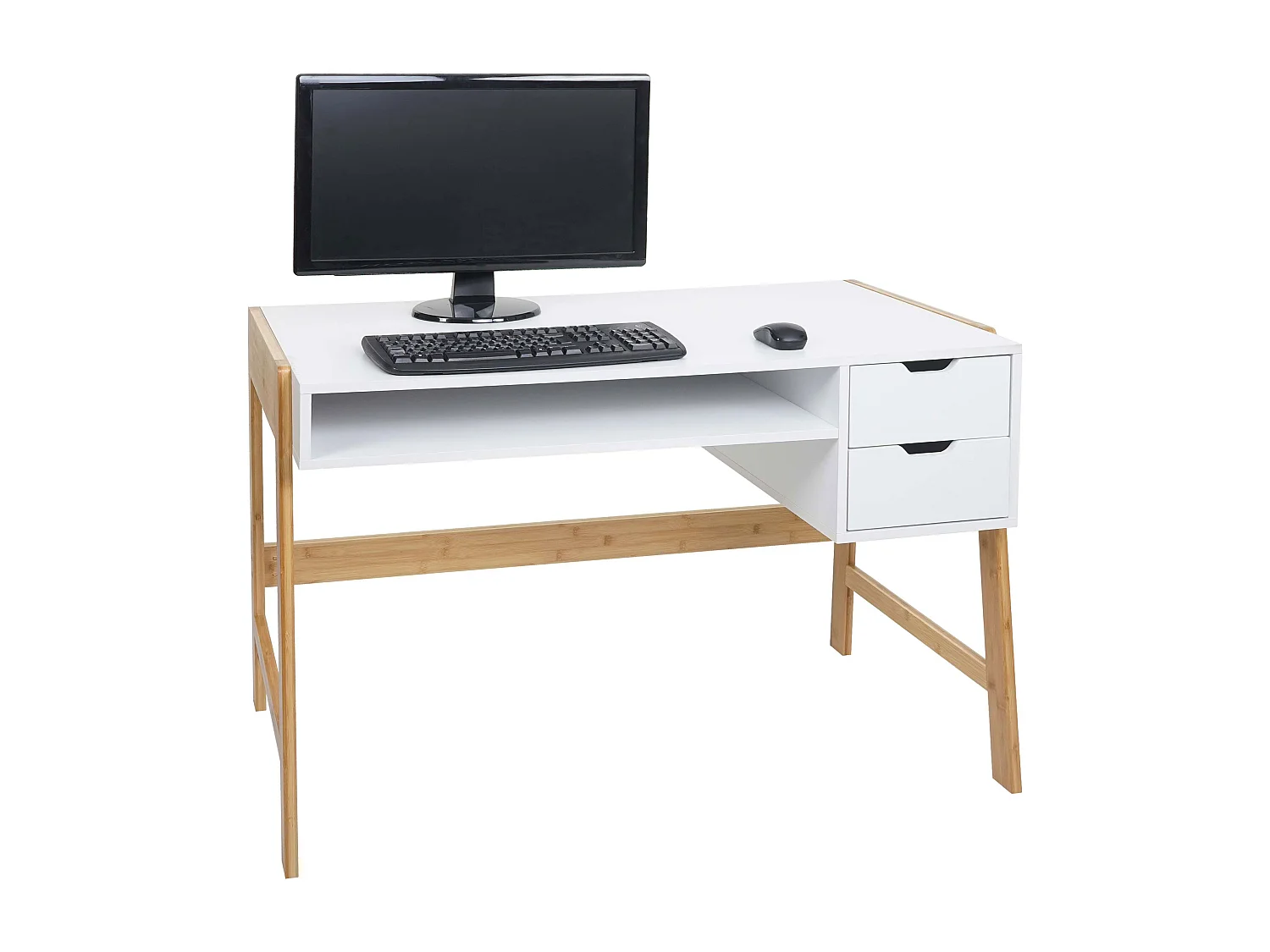Schreibtisch MCW-K12, Weiß