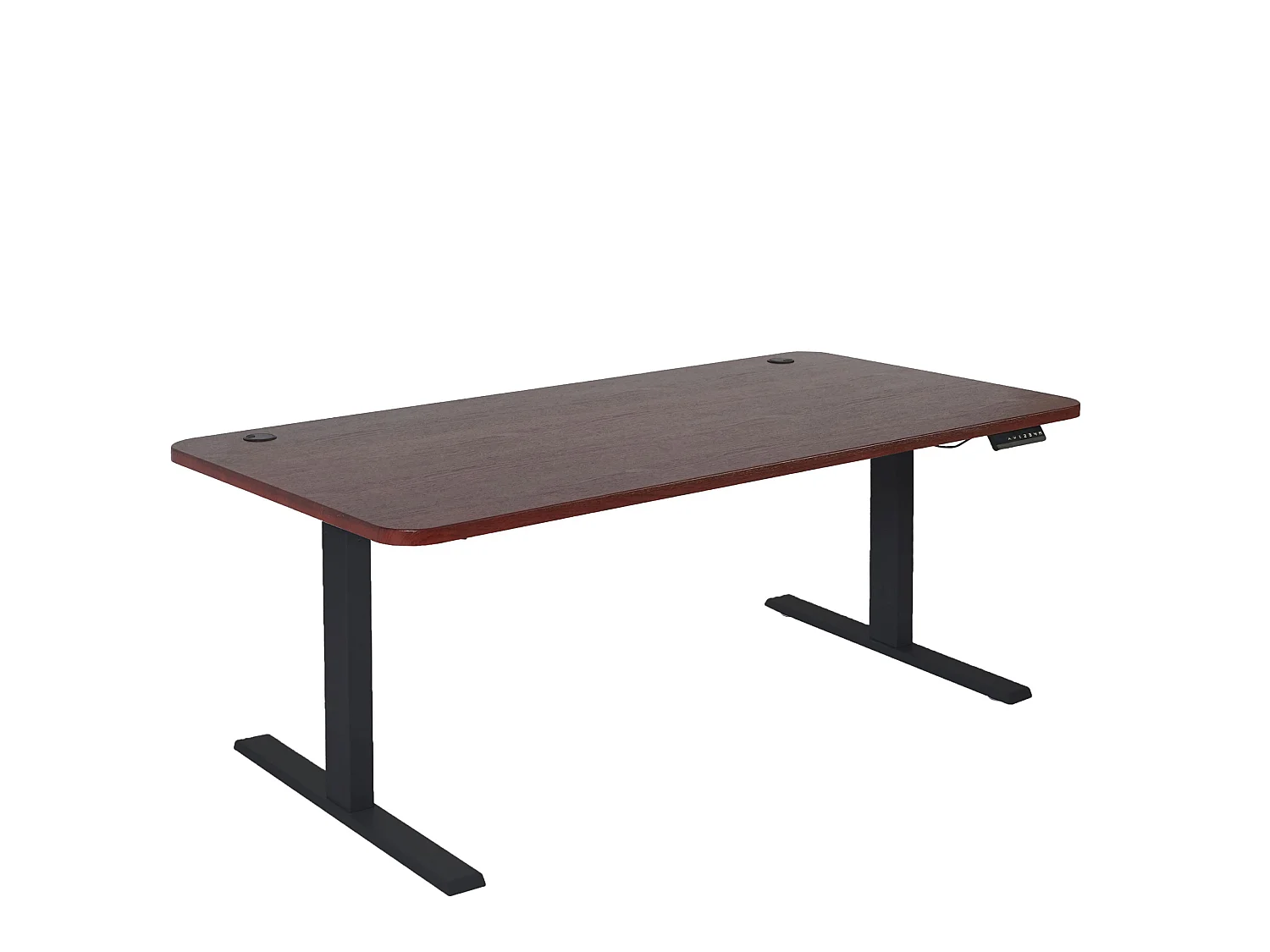 Schreibtisch MCW-D40, Kirsch-Dekor, schwarz