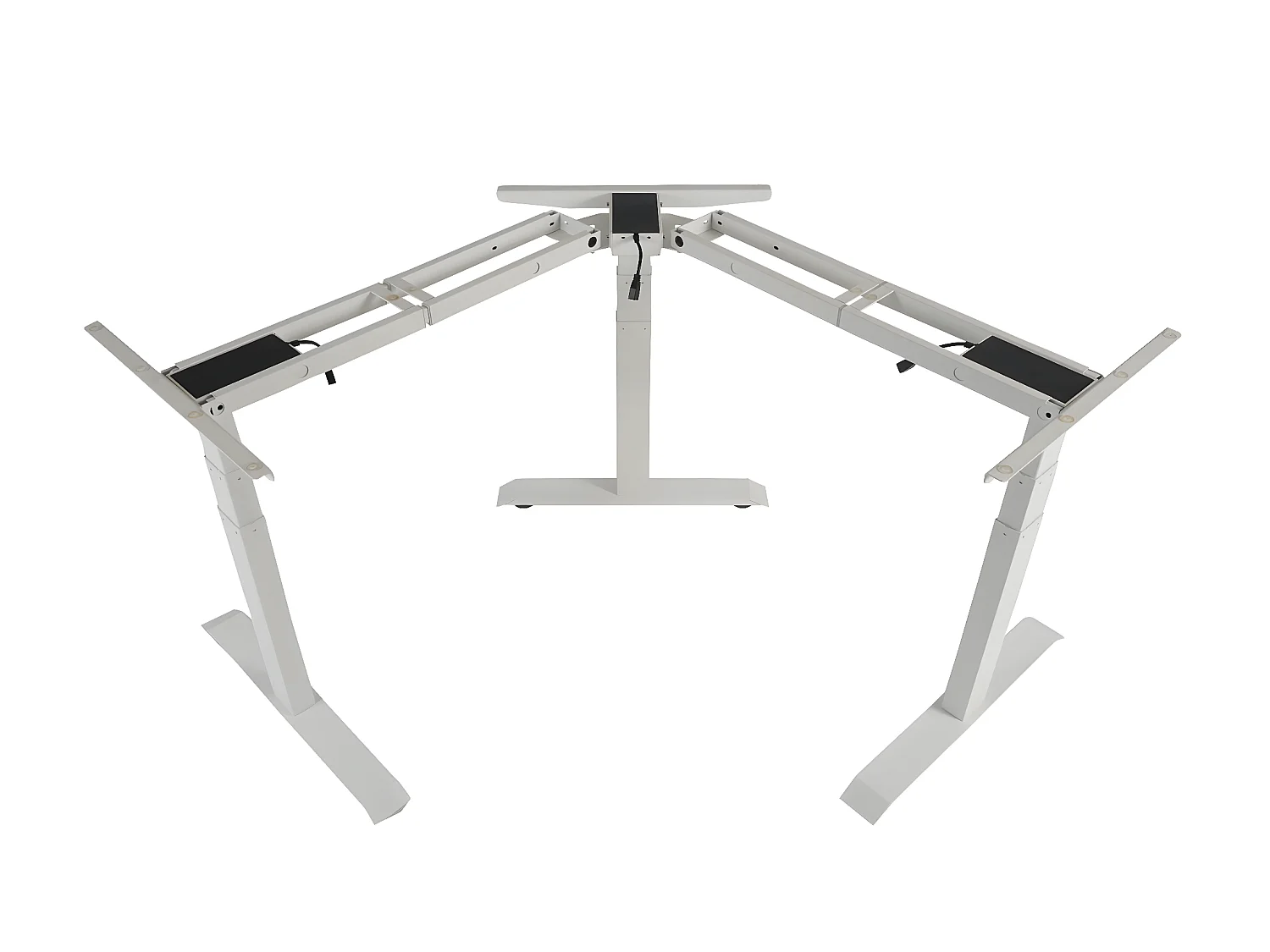 3in1 Gestell MCW-D40 Variabel Elektrisch, Weiß