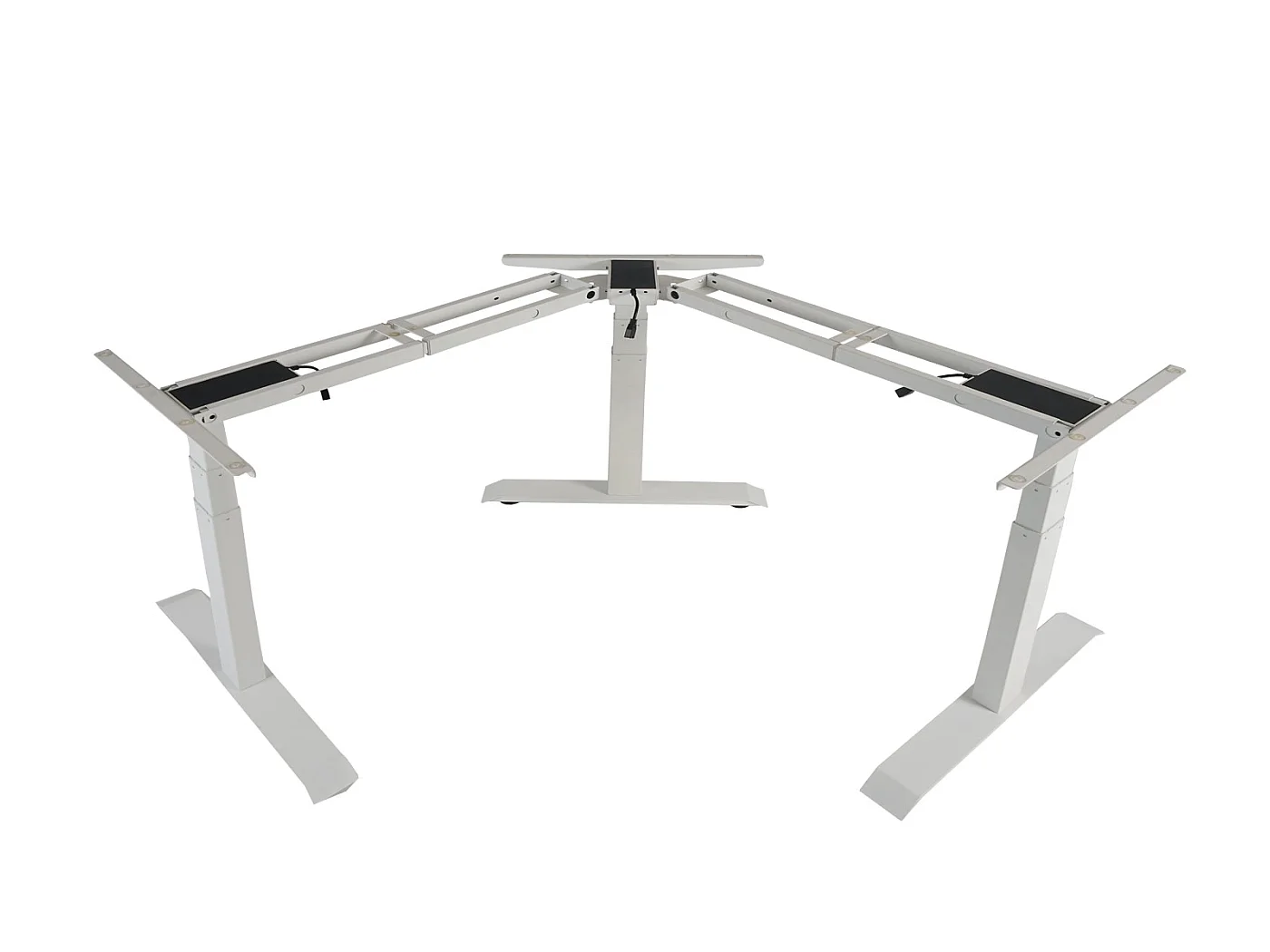 3in1 Gestell MCW-D40 Variabel Elektrisch, Weiß