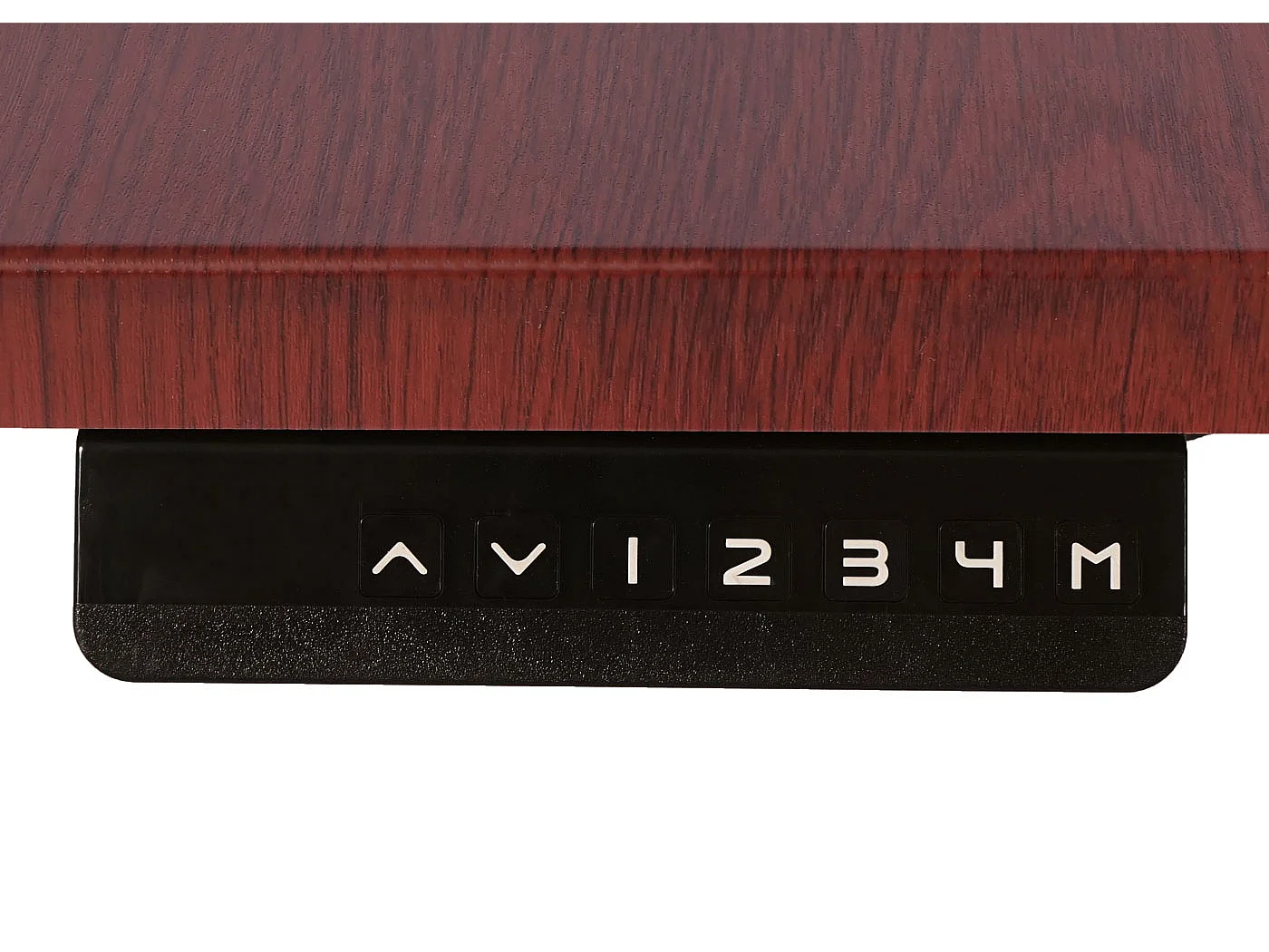 Eck-Schreibtisch MCW-D40, Kirsch-Dekor, anthrazit-grau