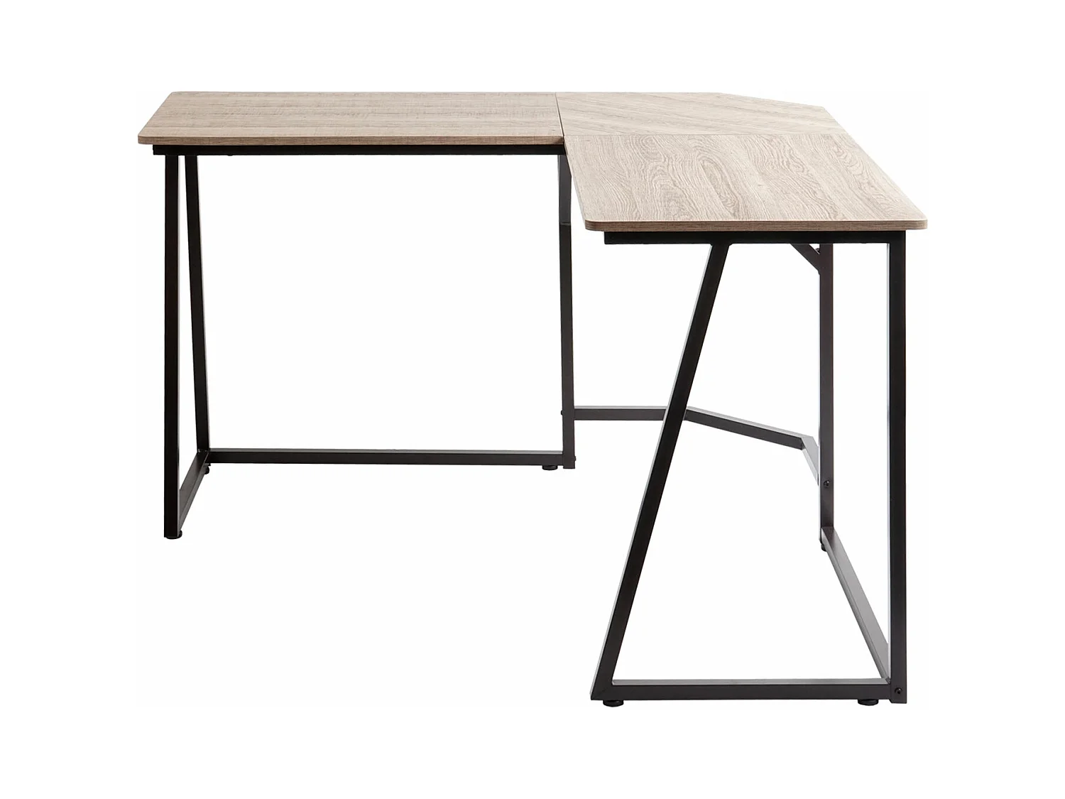 Hoekbureau MCW-K66,  natuurlijke kleur