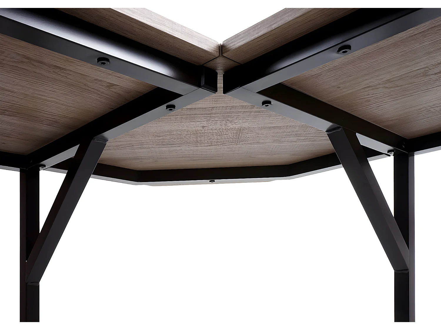 Hoekbureau MCW-K66,  natuurlijke kleur