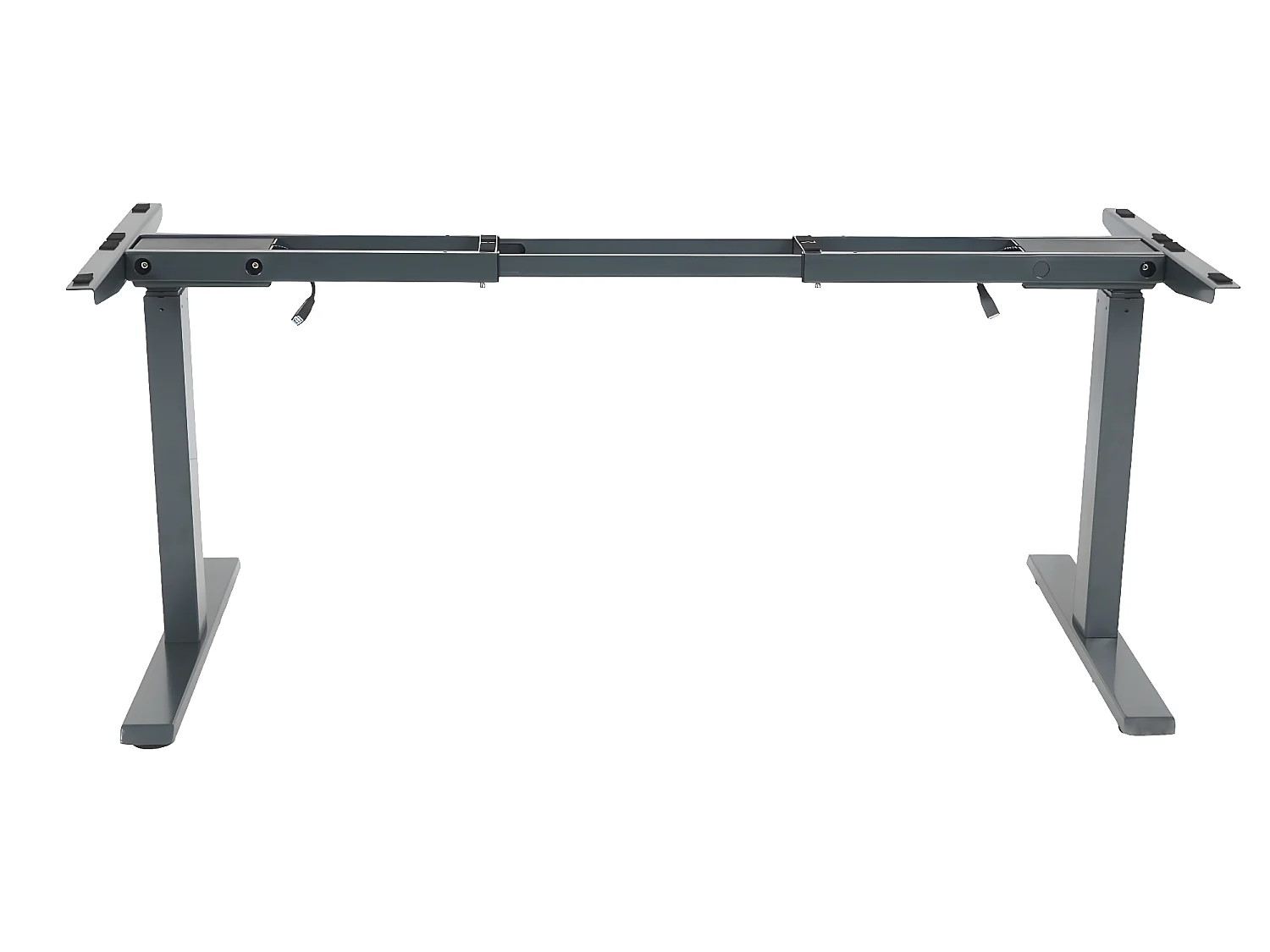 Gestell MCW-D40 für Schreibtisch, Anthrazit-grau