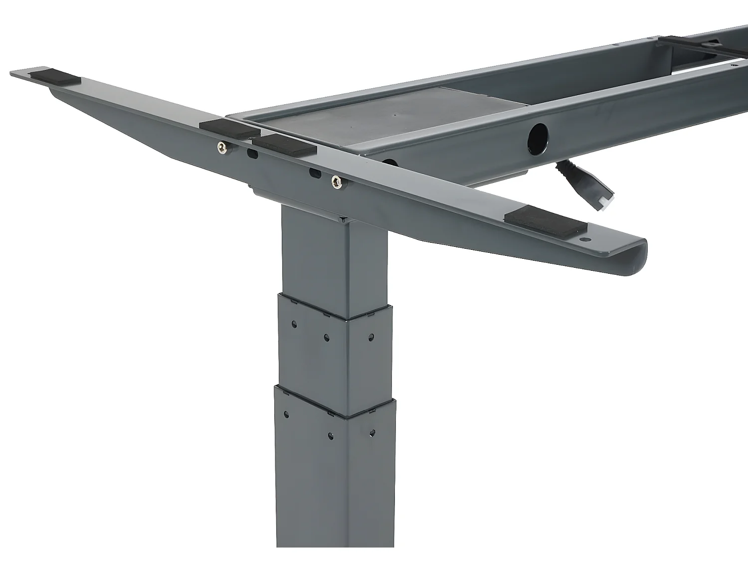 Gestell MCW-D40 für Schreibtisch, Anthrazit-grau