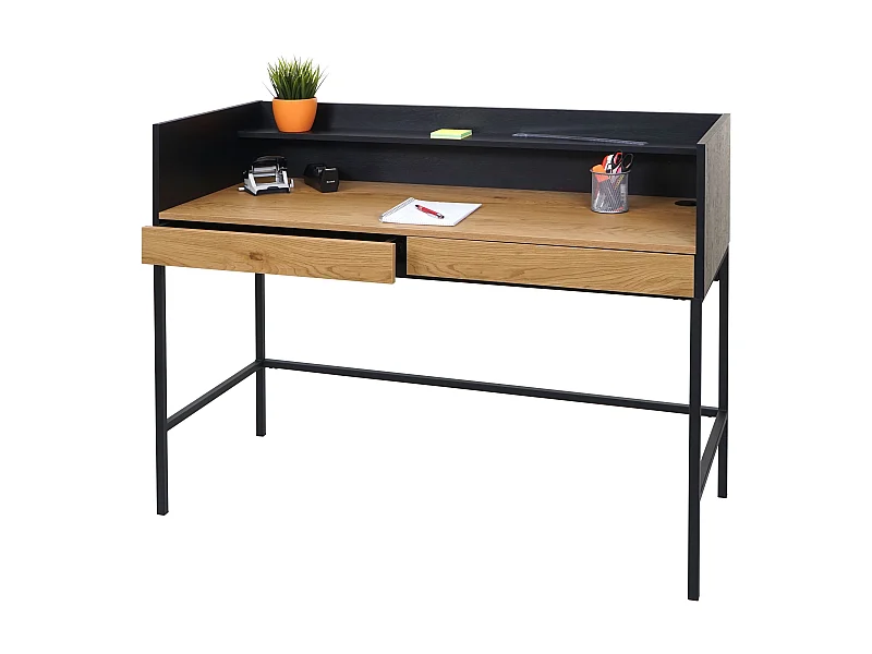 Schreibtisch MCW-J79, Eiche-Optik