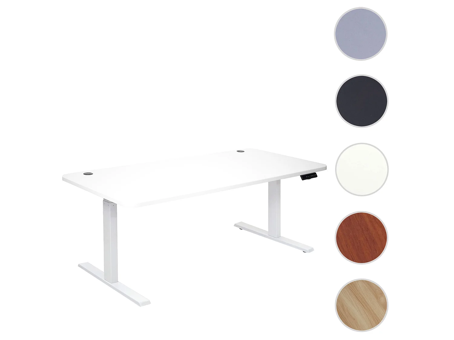 Schreibtisch MCW-D40, Weiß, weiß