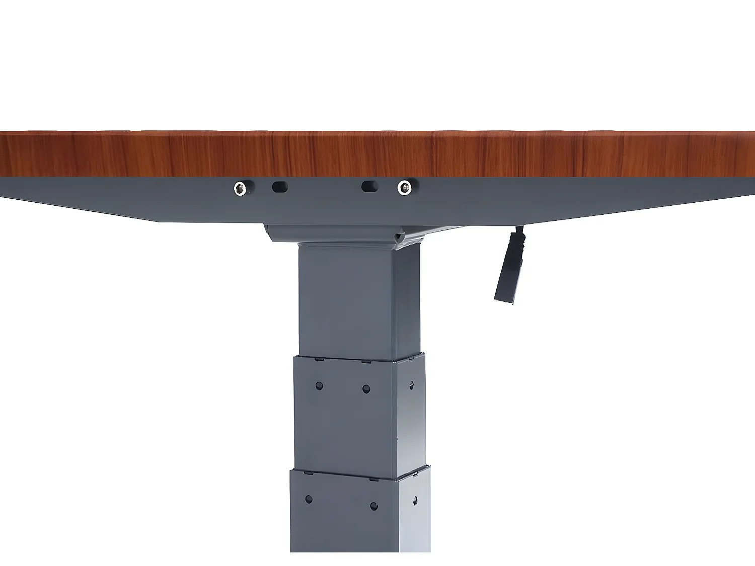 Schreibtisch MCW-D40, Natur, anthrazit-grau