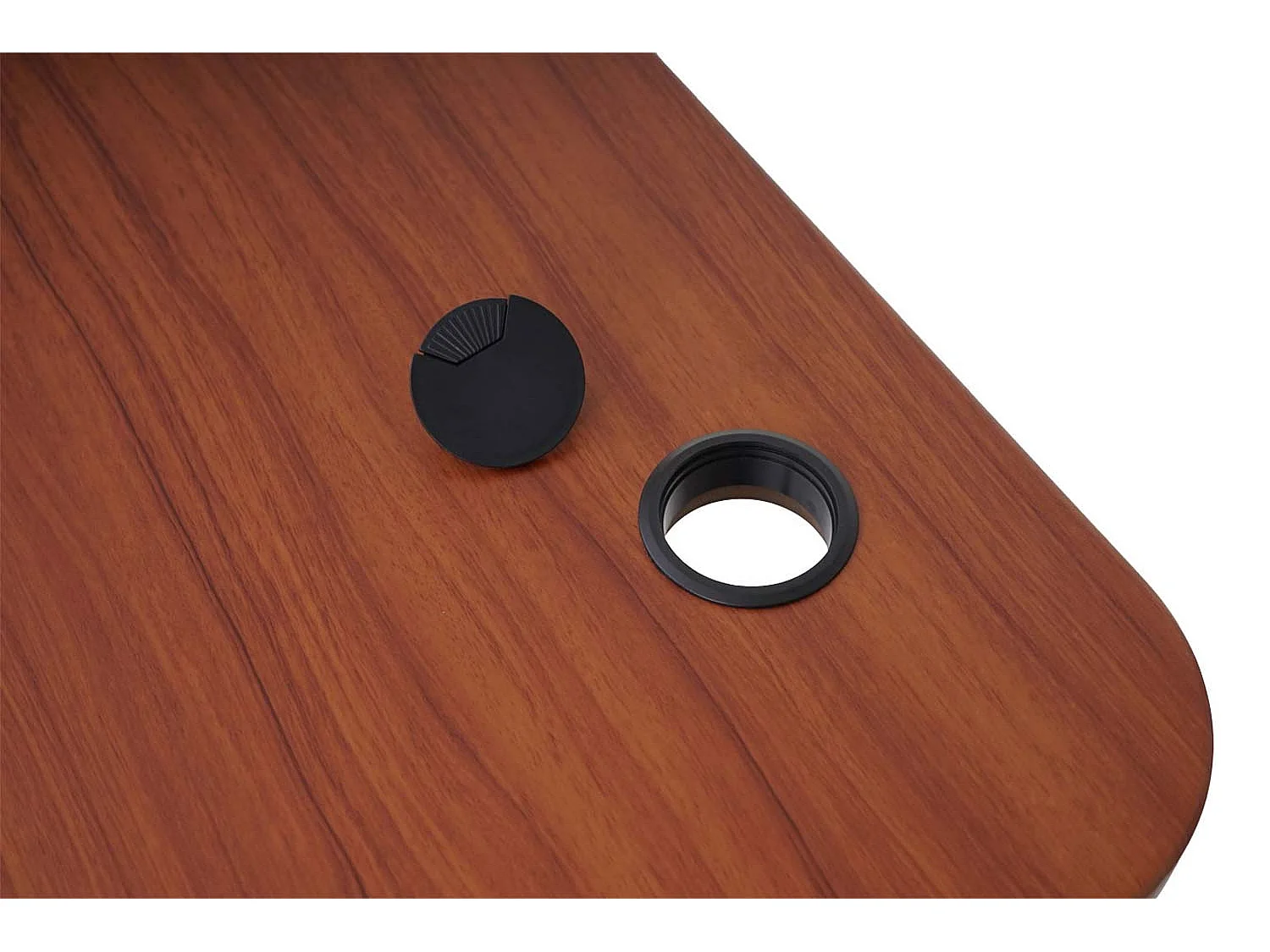 Schreibtisch MCW-D40, Natur, anthrazit-grau