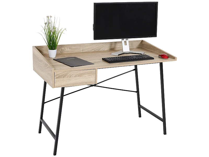 Bureau MCW-J97 Structure 3D,  aspect chêne