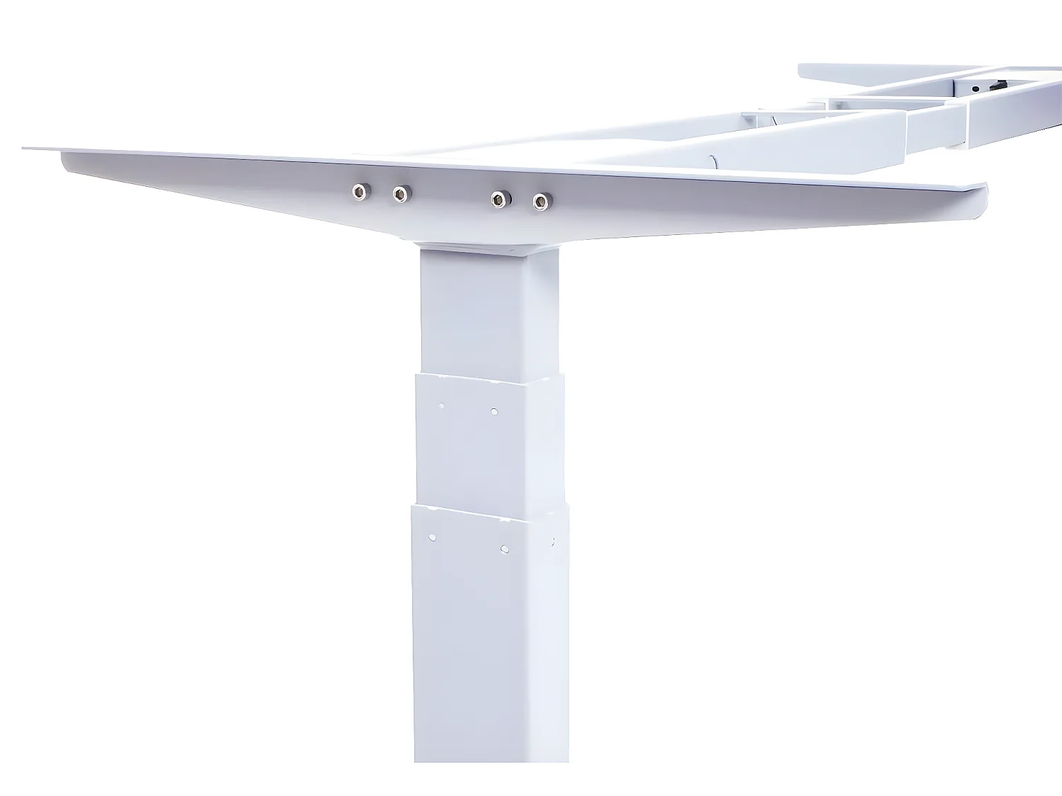 Gestell MCW-D40 für Eck-Schreibtisch, Weiß