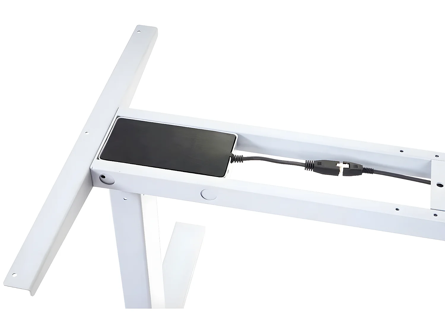 Gestell MCW-D40 für Eck-Schreibtisch, Weiß