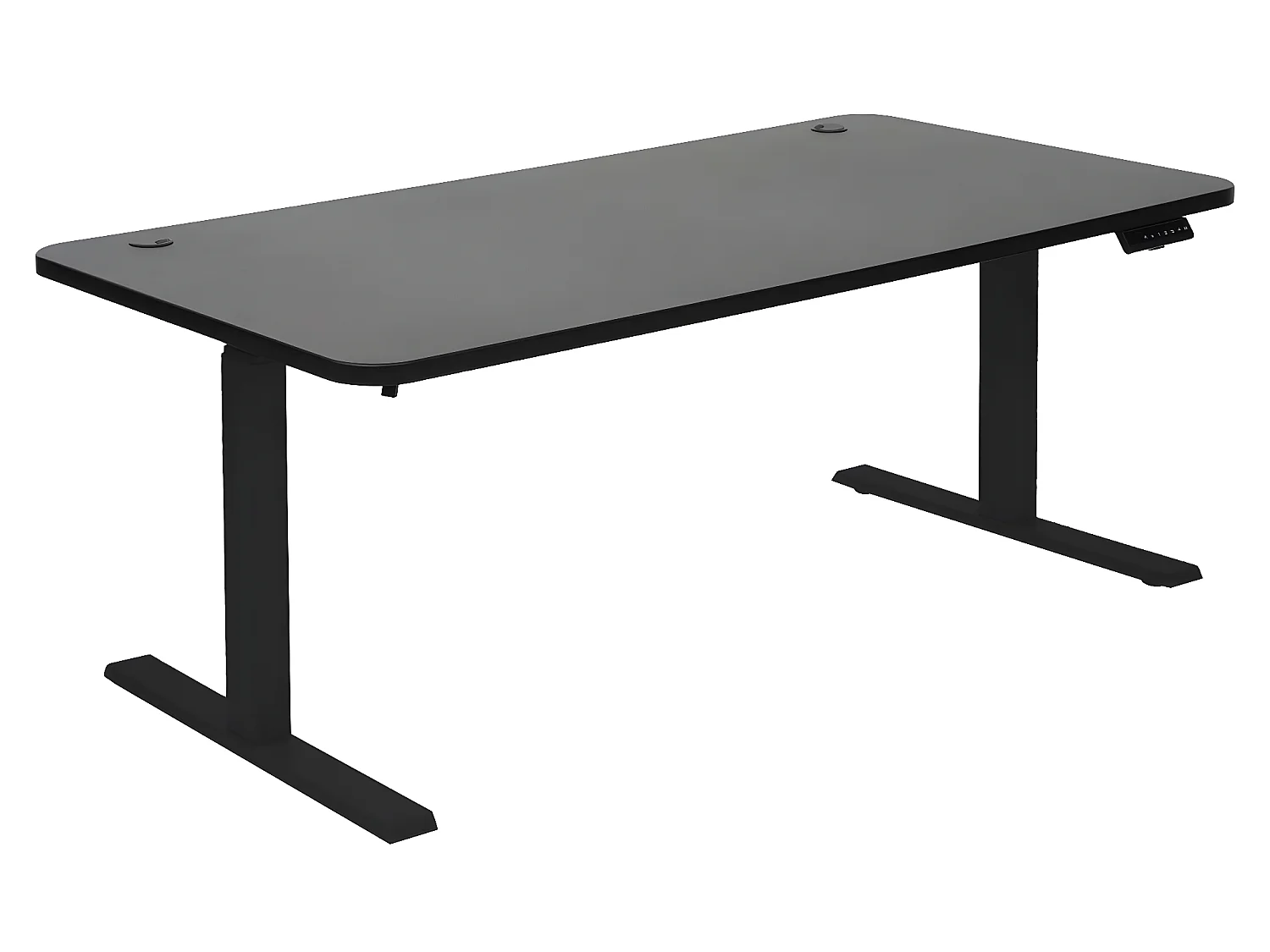 Schreibtisch MCW-D40, Schwarz, schwarz