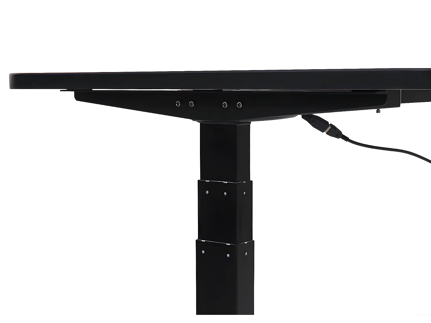 Schreibtisch MCW-D40, Schwarz, schwarz