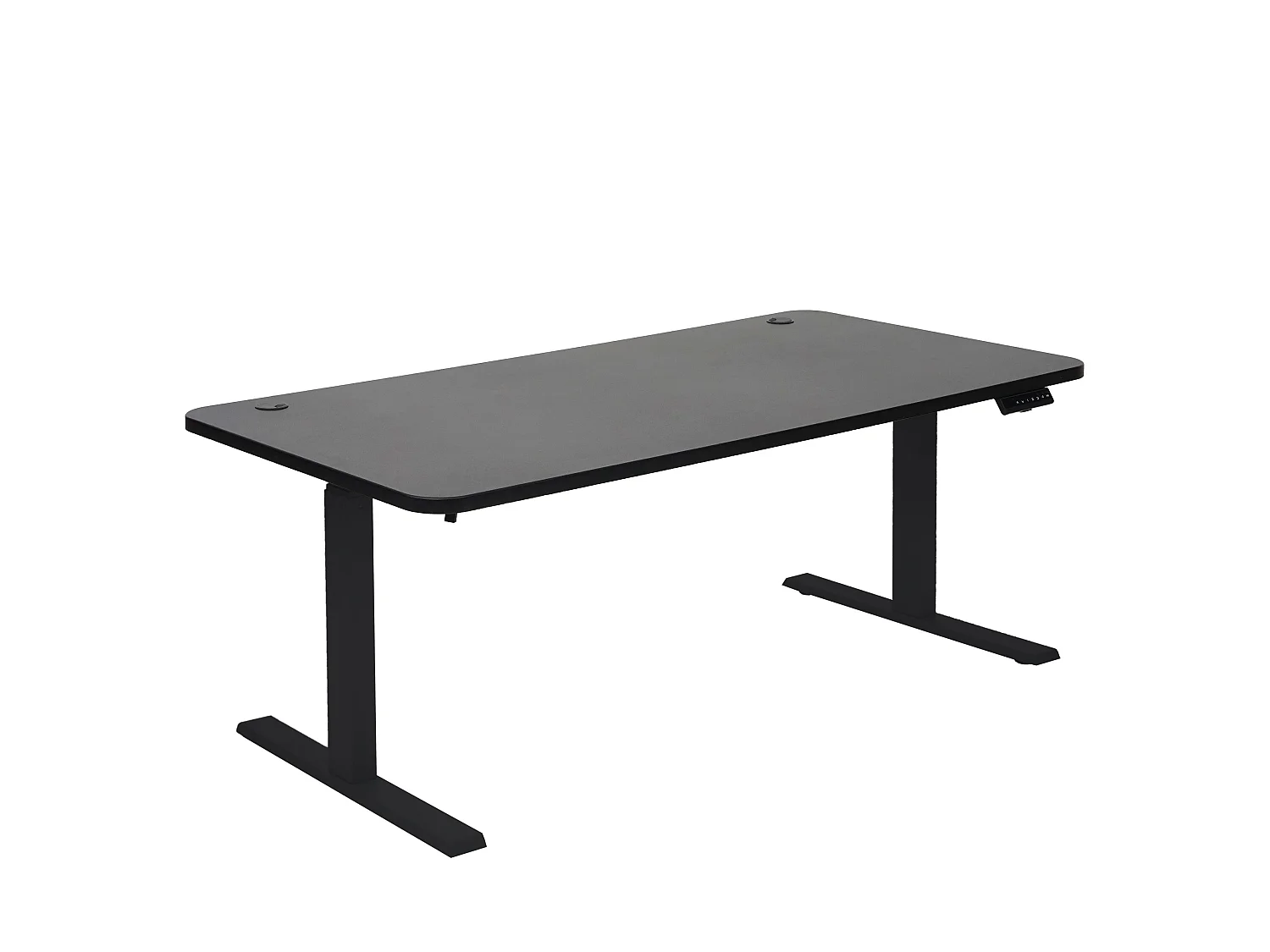 Schreibtisch MCW-D40, Schwarz, schwarz