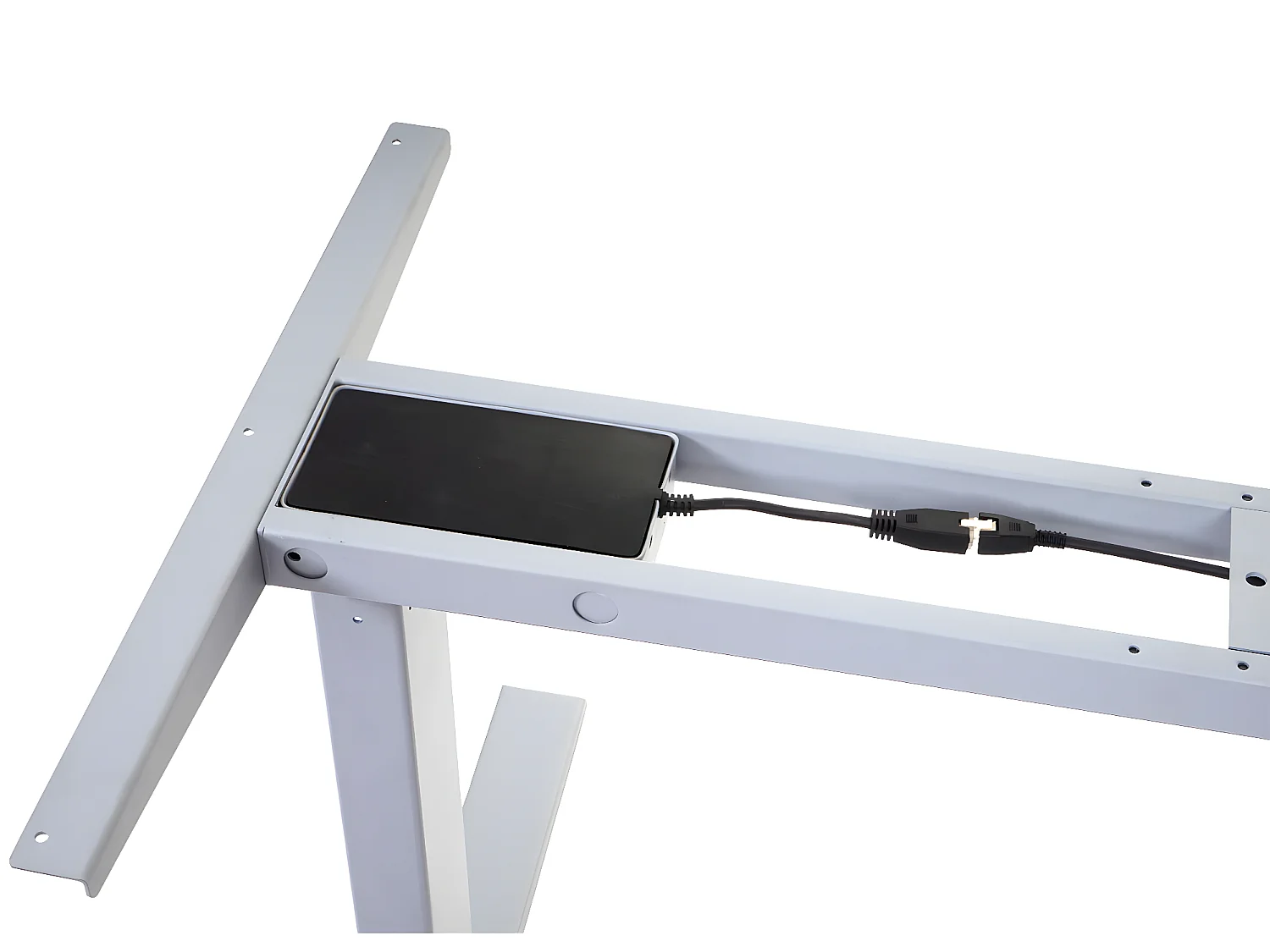 Gestell MCW-D40 für Schreibtisch, Grau