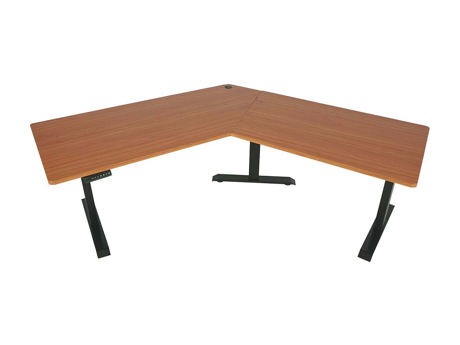 Schreibtisch MCW-D40, Natur, schwarz