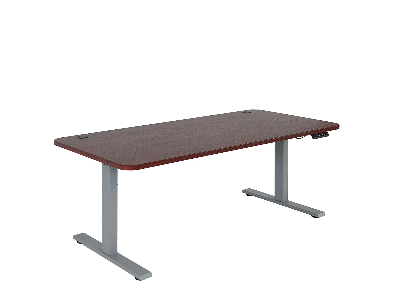 Schreibtisch MCW-D40, Kirsch-Dekor, grau