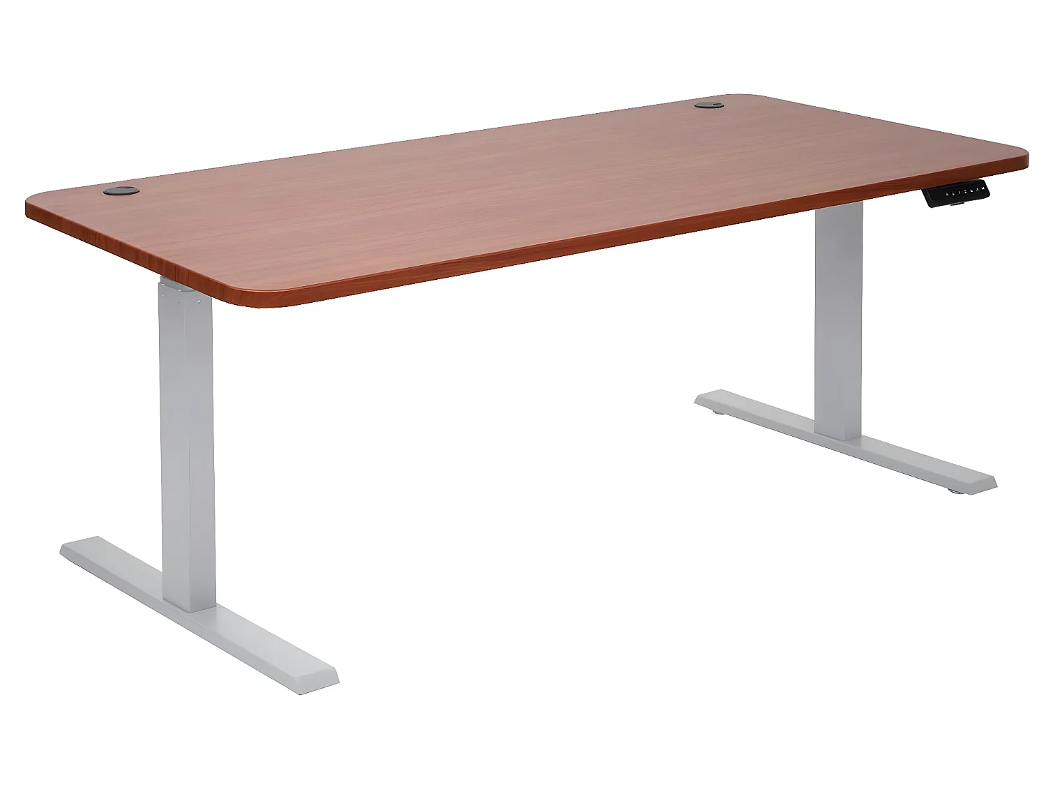 Schreibtisch MCW-D40, Natur, grau