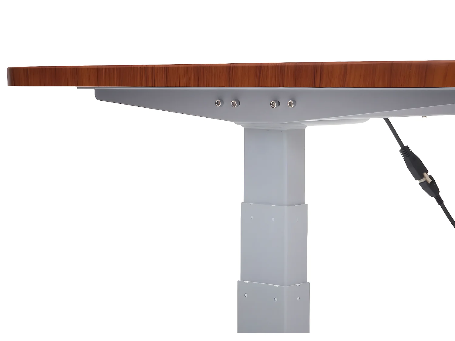 Schreibtisch MCW-D40, Natur, grau