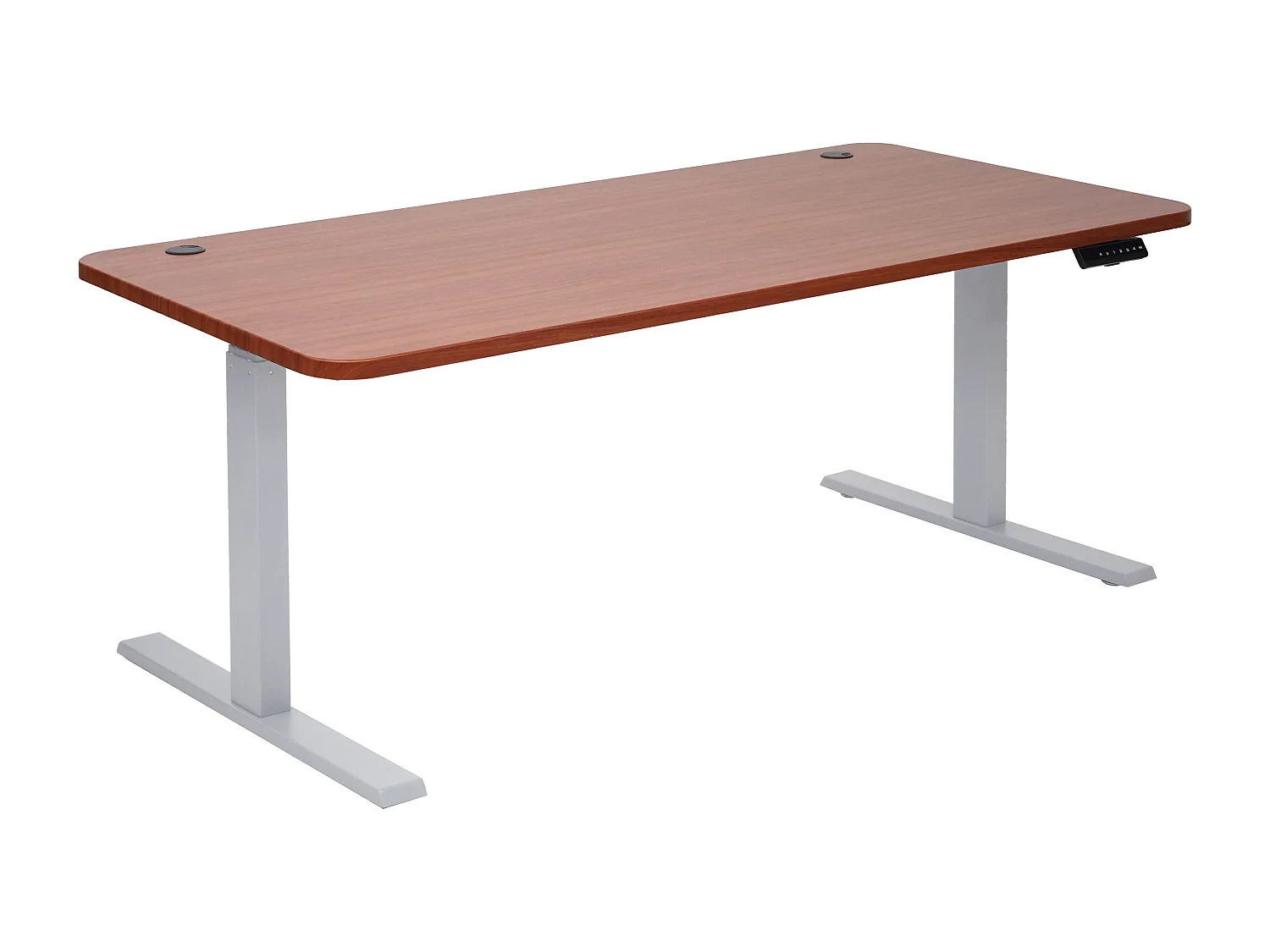 Schreibtisch MCW-D40, Natur, grau