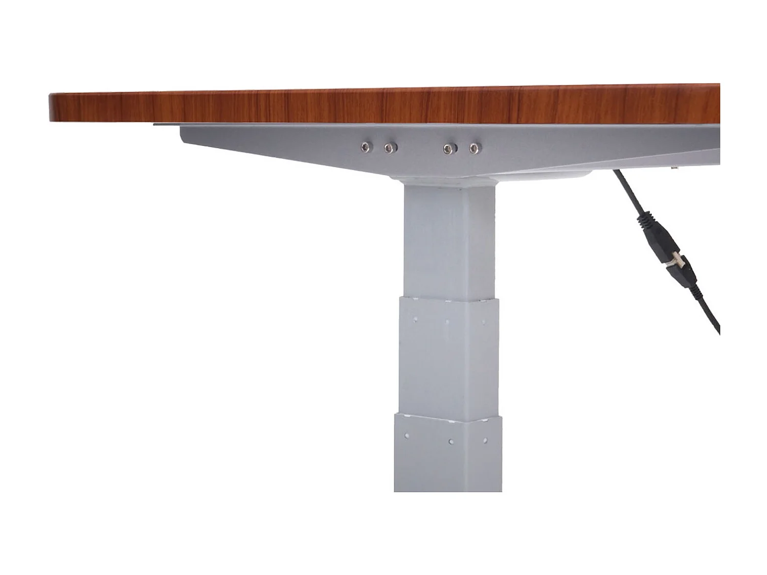 Schreibtisch MCW-D40, Natur, grau