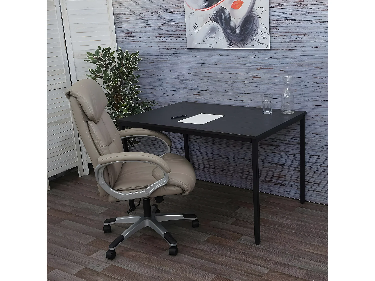 Bureau Petrila,  zwarte eiken look