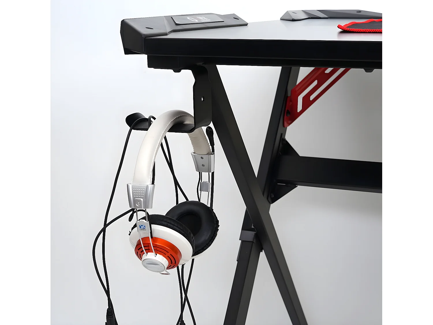 Scrivania porta computer PC gaming ragazzi MCW-F11 120x75cm nero