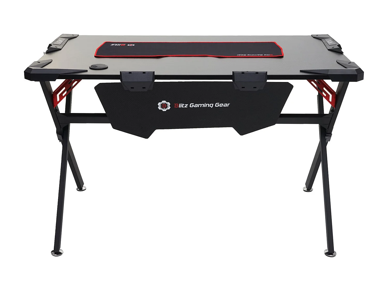Schreibtisch MCW-F11, Computertisch Jugend-Schreibtisch, Gaming 120x75cm MVG schwarz