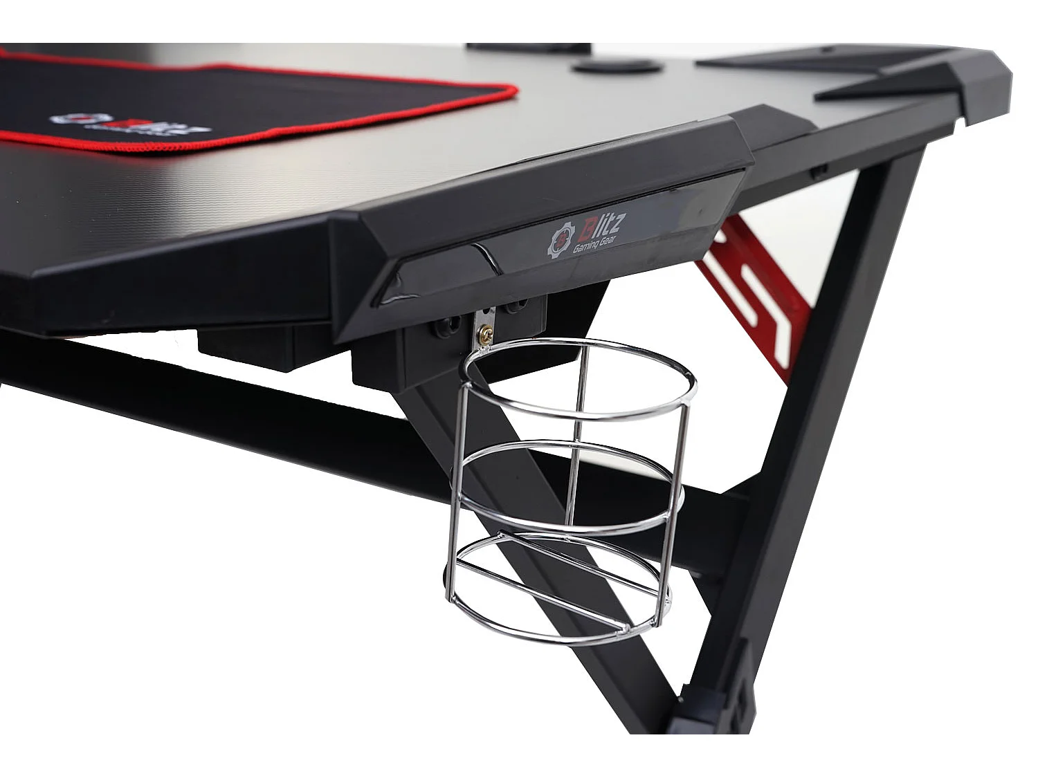 Schreibtisch MCW-F11, Computertisch Jugend-Schreibtisch, Gaming 120x75cm MVG schwarz