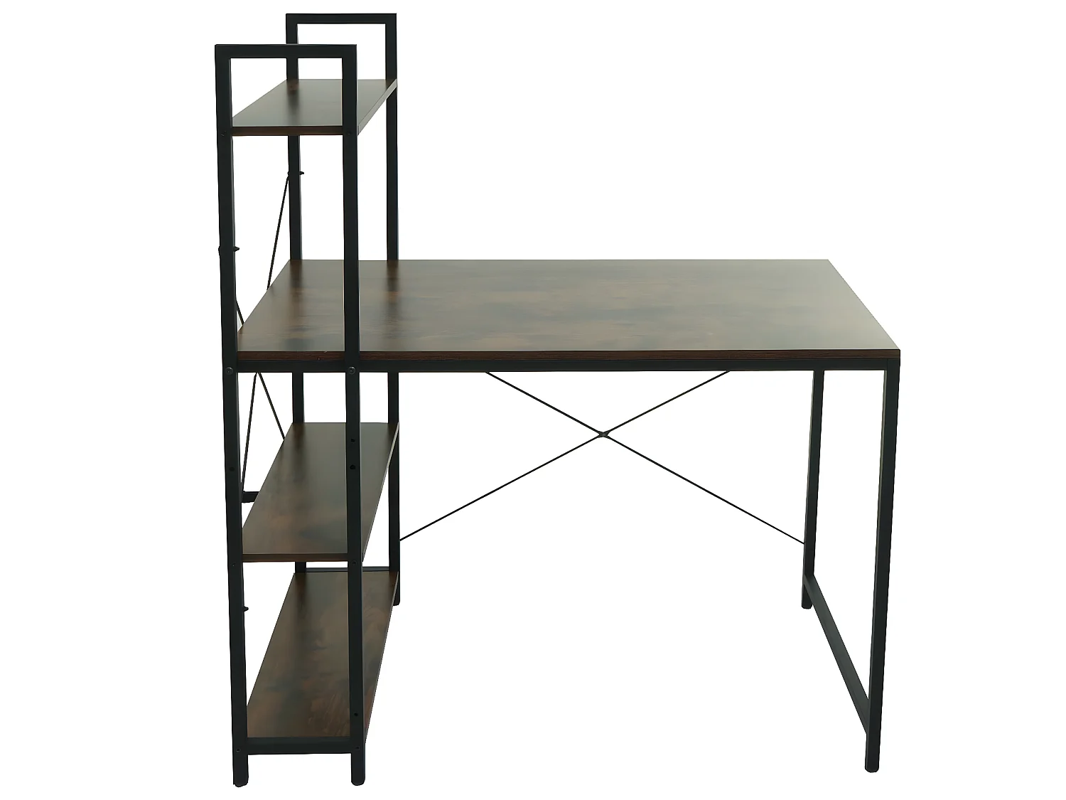 Bureau met legplank MCW-K81,  bruin