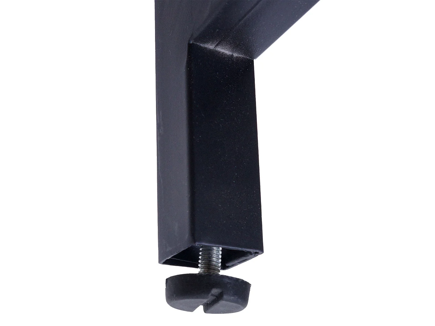 Scrivania tavolo tavolino ufficio MCW-K80 metallo MDF melaminico 120x60cm nero effetto marmo