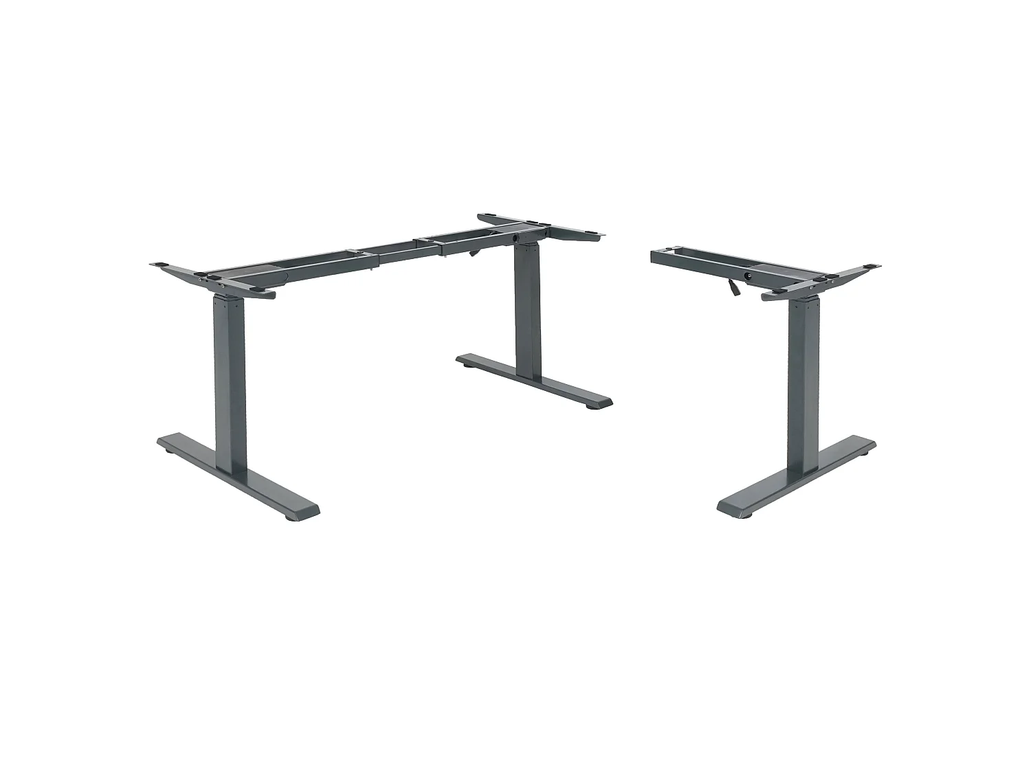 Gestell MCW-D40 für Eck-Schreibtisch, Anthrazit-grau